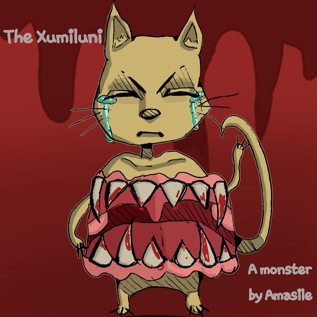 Amasileart's tweet photo. Miauuu Gatinho
#rpg #montro #xumiluni #gato #cat #desenho #art #arte #ilustration #mau #sangue #Blood https://t.co/EsyxClM5bH
