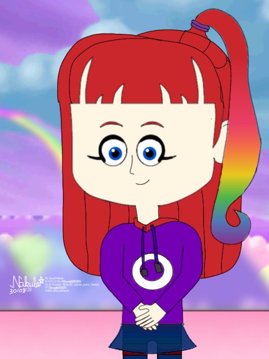 DanielNakulaTV's tweet photo. Rainbow Ruby wears a Purple shirt like a #Rayman
#RainbowRuby #RainbowRuby2 #RainbowRubyFanart #RainbowRubyArt #FanartRainbowRuby https://t.co/y4WpI4rhHR