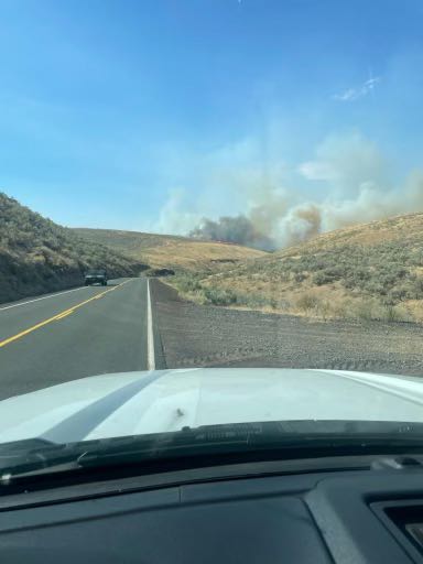 OR 206 is closed between #Wasco and #Condon, MP 1-40, due to a #wildfire. Use an alternate route such as OR 19 to I-84, or US 97 to OR 218. TripCheck.com for updates.