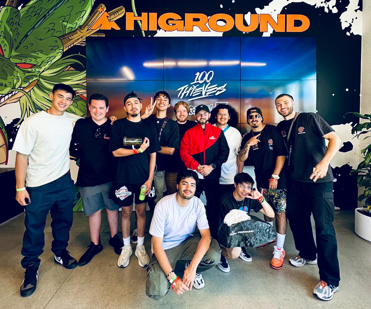 HBFILME's tweet photo. Man this pass weekend was off the hook!! #100TBlockParty was absolutely epic!! Big shoutout to @100Thieves for putting on this event and having all of us.. Best highlight chatting an making memories with my @higround family
Much love! @rust1n @khap0w ποΈ https://t.co/LXt6TIzmgA