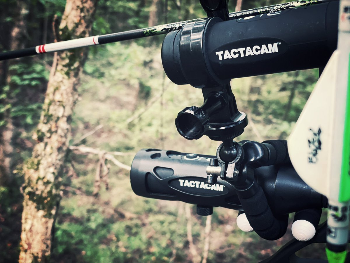 You can use your <a href="/tactacam/">TACTACAM</a> several different ways. I got creative with mine. I had one facing toward the animal I would be shooting and then one facing me. I want a better way for the one facing me. 

How do you have your Tactacams set up?  #ShareYourHunt