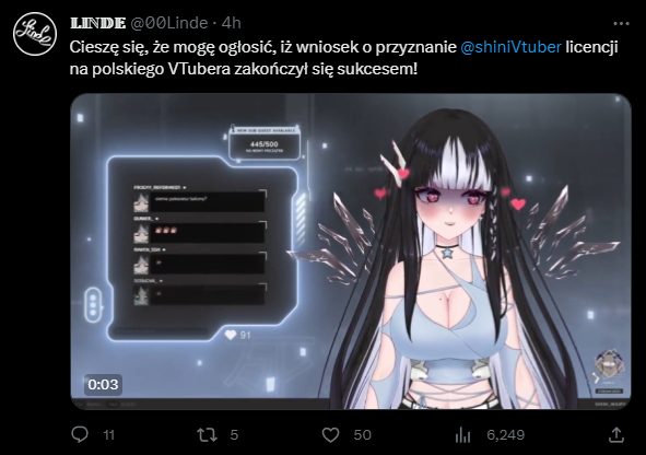 Czym jest LINDE i dlaczego mamy (ewentualnie) ubiegać się o jakieś wymyślone licencje? Nie możemy być vtuberami z wyboru? "Tak po prostu?" 
Czy tylko dla mnie to nikomu niepotrzebny wymysł mający nadać prezentowanemu poniżej całokształtowi profesjonalizmu? Bruh.
