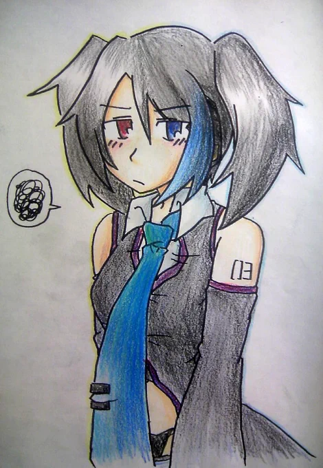 これがほぼほぼ初めて描いたルコ。2008年。…2008年?!