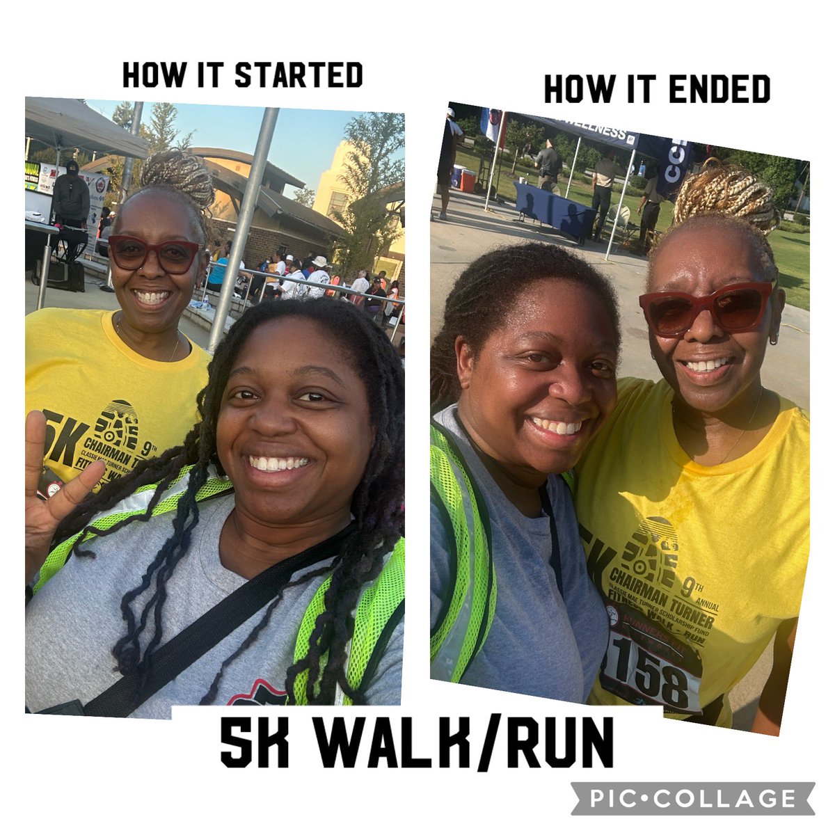 Me and my mommy started and FINISHED 5K!!! #anythingforthekids @ClaytonCountyGA