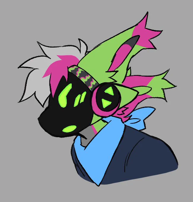 WIP fellerstill working on the design! started figuring out his body design between working on owed art 