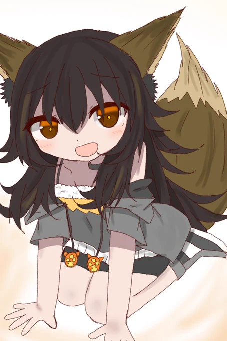 ニヤニヤきつね 