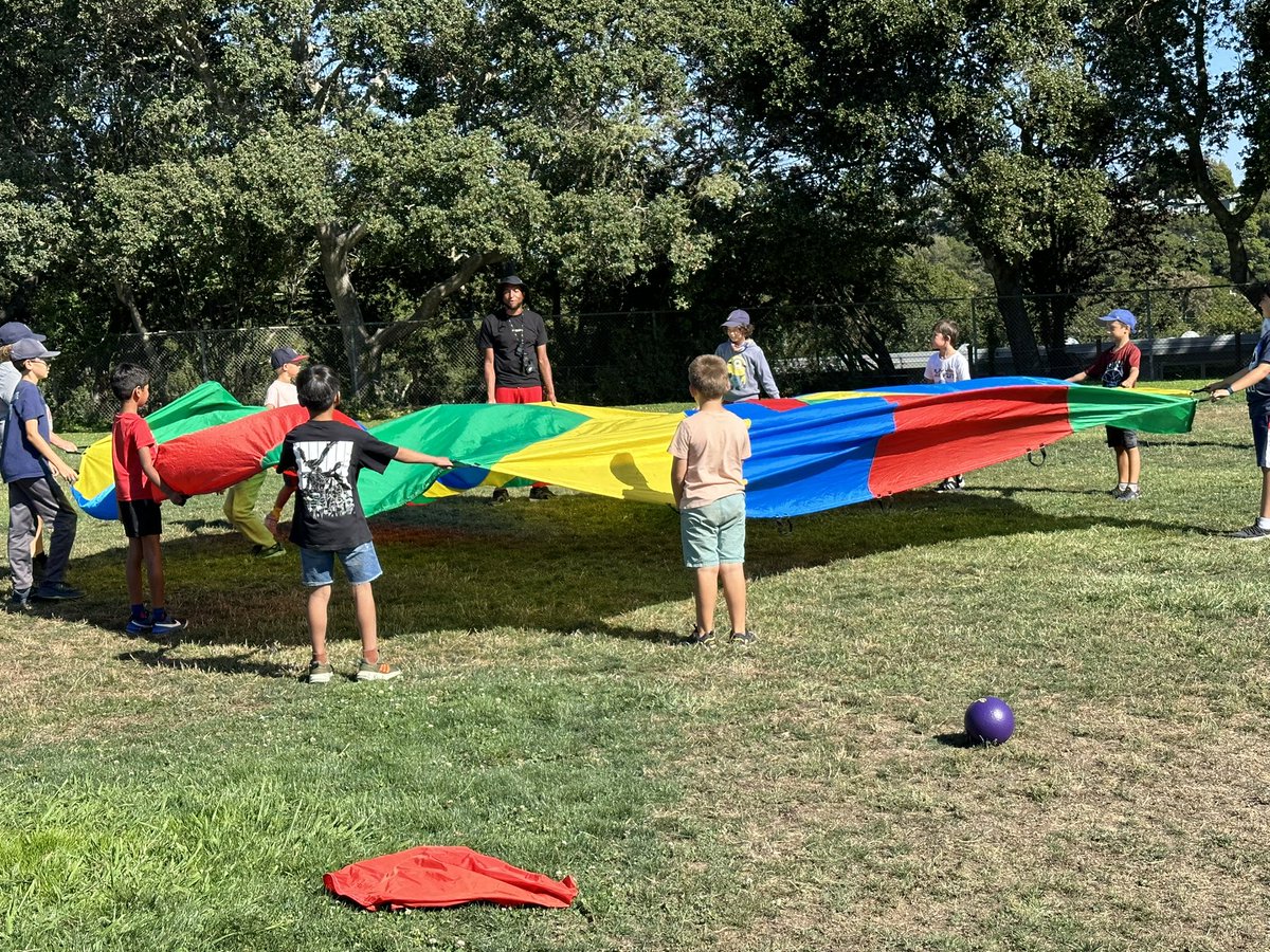 Parachute fun at Footsteps@ Cipriani