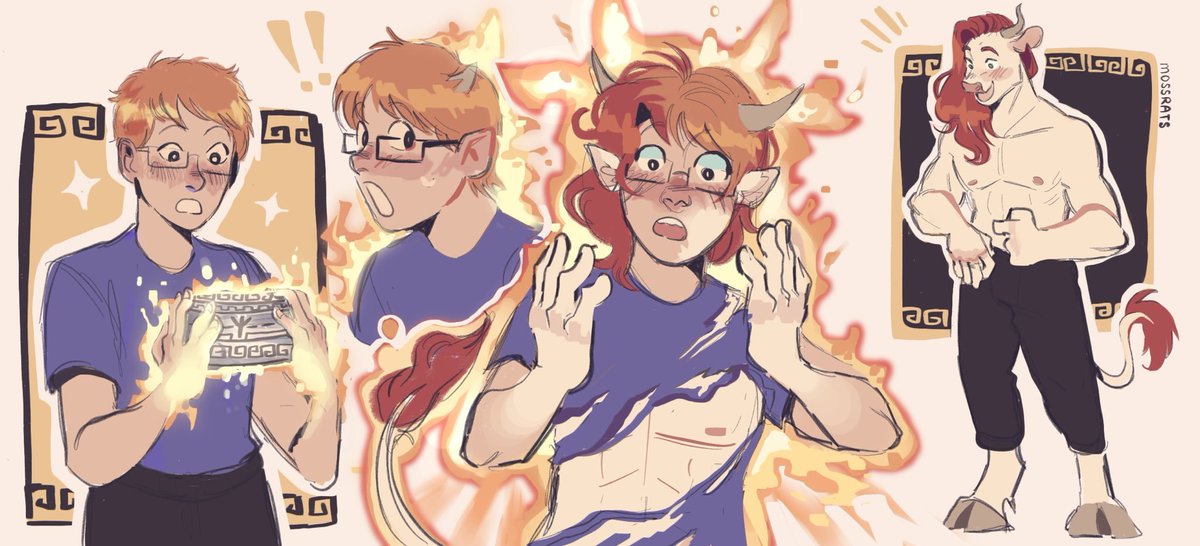 KnightofHistory's tweet photo. @mossratsun created this wonderful transformation sequence of myself turning into my fursona Christopher, after falling down a hole on the island of Crete in Greece and finding a strange box with a strange aura about it. #TFTuesday https://t.co/gM3Yk0W0Zz