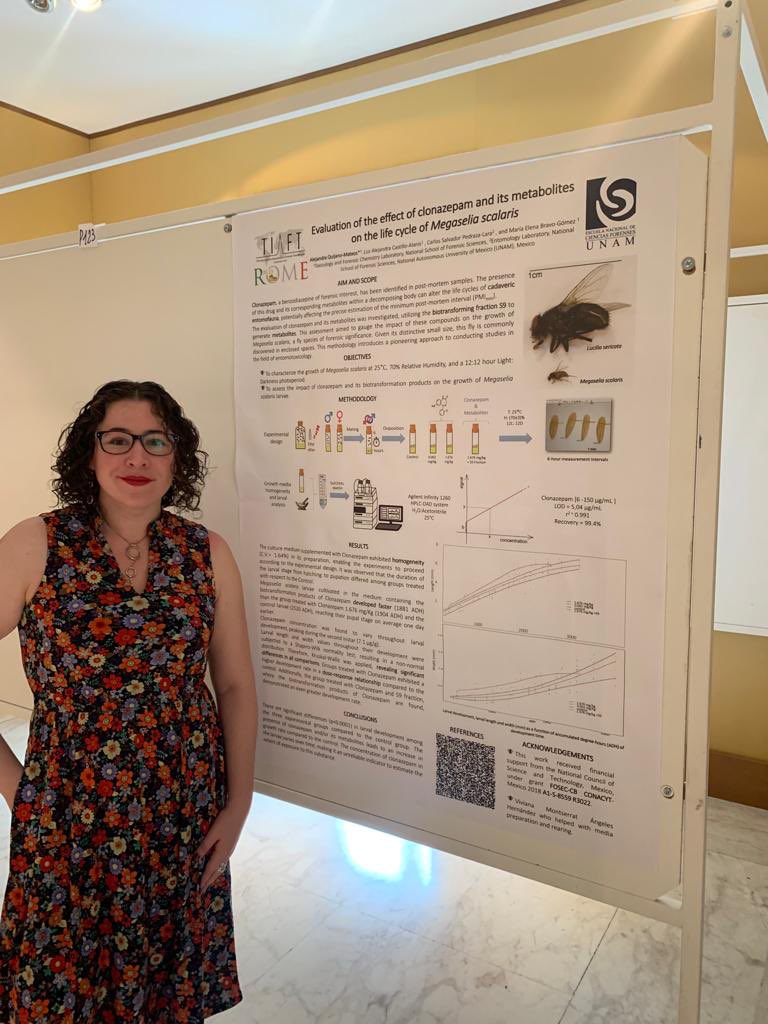 LCF_UNAM's tweet photo. #OrgulloForense
👩🏻🔬🙋🏻♀️Nuestras Académicas participando en la 60th Annual Meeting of TIAFT (The International Association of Forensic Toxicologists) en Roma. https://t.co/BlE4sm9Awf
