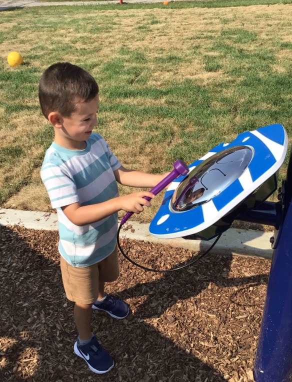 donnahaidle's tweet photo. Mrs. Haidle's class love the new preschool playground at Indian Trail! #dg58pride https://t.co/2mn7PWGP3u