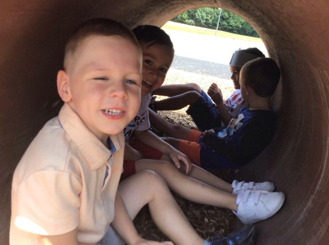 donnahaidle's tweet photo. Mrs. Haidle's class love the new preschool playground at Indian Trail! #dg58pride https://t.co/2mn7PWGP3u