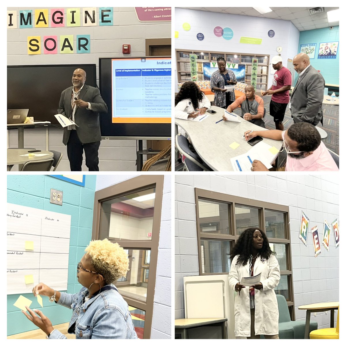 APSHeritage's tweet photo. Principal Harvey delivering PD on Instructional Strategies @APSHeritage. @drkalag @TharveyHeritage @AP_Ayers @apsupdate https://t.co/pDPP2fwKOW