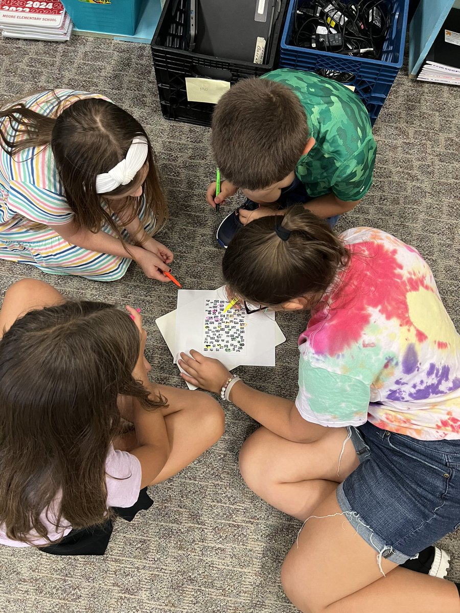 100 Numbers Game! <a href="/saravdwerf/">Sara VanDerWerf</a> Grps of Ss worked together to find#s  1-100 consecutively. <a href="/Ss/">ss</a> took turns circling the numbers as they found them.A great activity to learn how to talk in groups!They didn’t even know I took pics! #kkidpride #moorepride <a href="/NASDschools/">Northampton Area SD</a> <a href="/MooreElemSchool/">Moore Elem School</a>