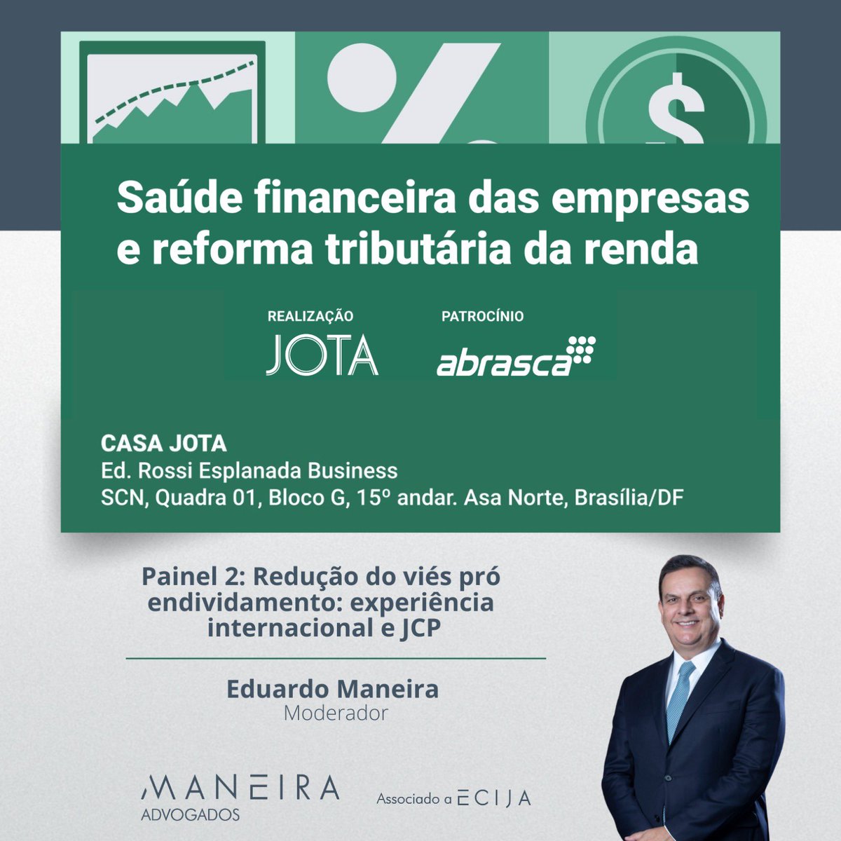 maneira_adv's tweet photo. O prof. Eduardo Maneira mediará nesta quarta-feira (30/8) um debate que discutirá a redução do viés pró-endividamento. 

Transmissão via YouTube.
Inscreva-se: 
https://t.co/jexv8Mxl2o https://t.co/A29b5PrbJb