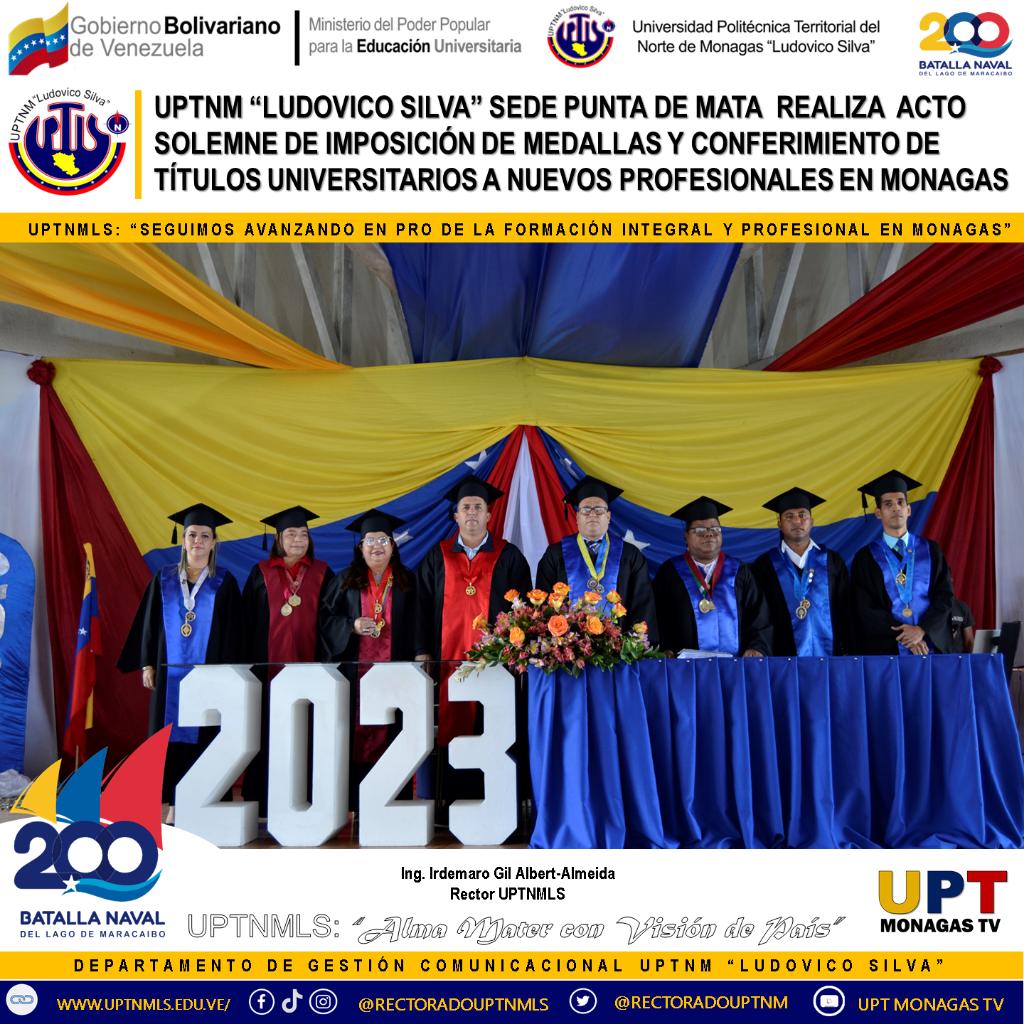 RECTORADOUPTNM's tweet photo. #29Ago| ¡Felicidades a nuestros nuevos graduandos de la #UPTNMLS sede #PuntadeMata por la realización exitosa del Acto de Grado 2023.🎉
¡Éxitos en sus futuros proyectos!
@mppeduniv @sandraoblitasr
@ildemaroga1 @ErnestoLunaPsuv
#ActodeGradoUPTNMLS2023
#PuebloRompeCensura https://t.co/hm221trrAC