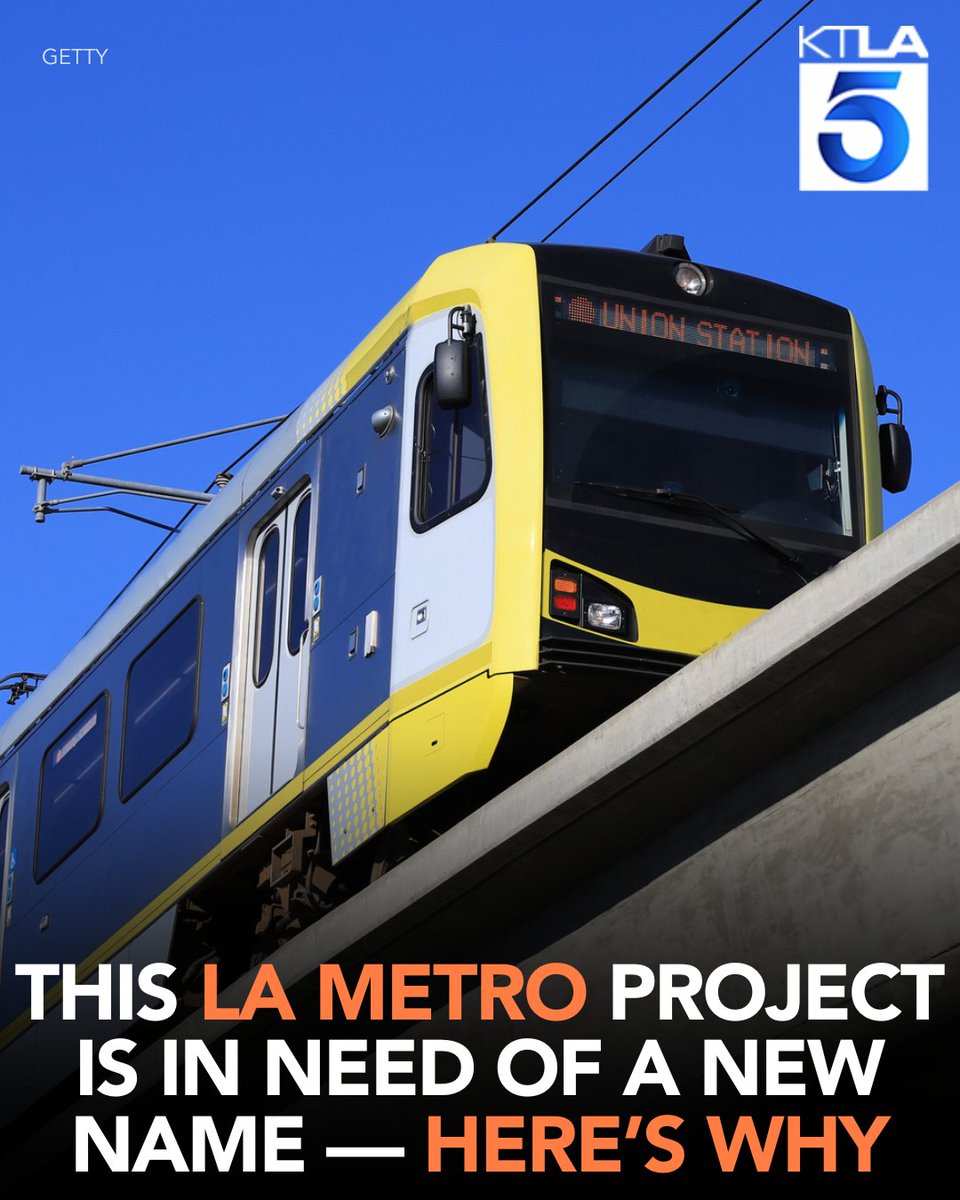 KTLA's tweet photo. LA Metro wants your help to rename it. https://t.co/29uPrAib7O https://t.co/C4mSmc52n1