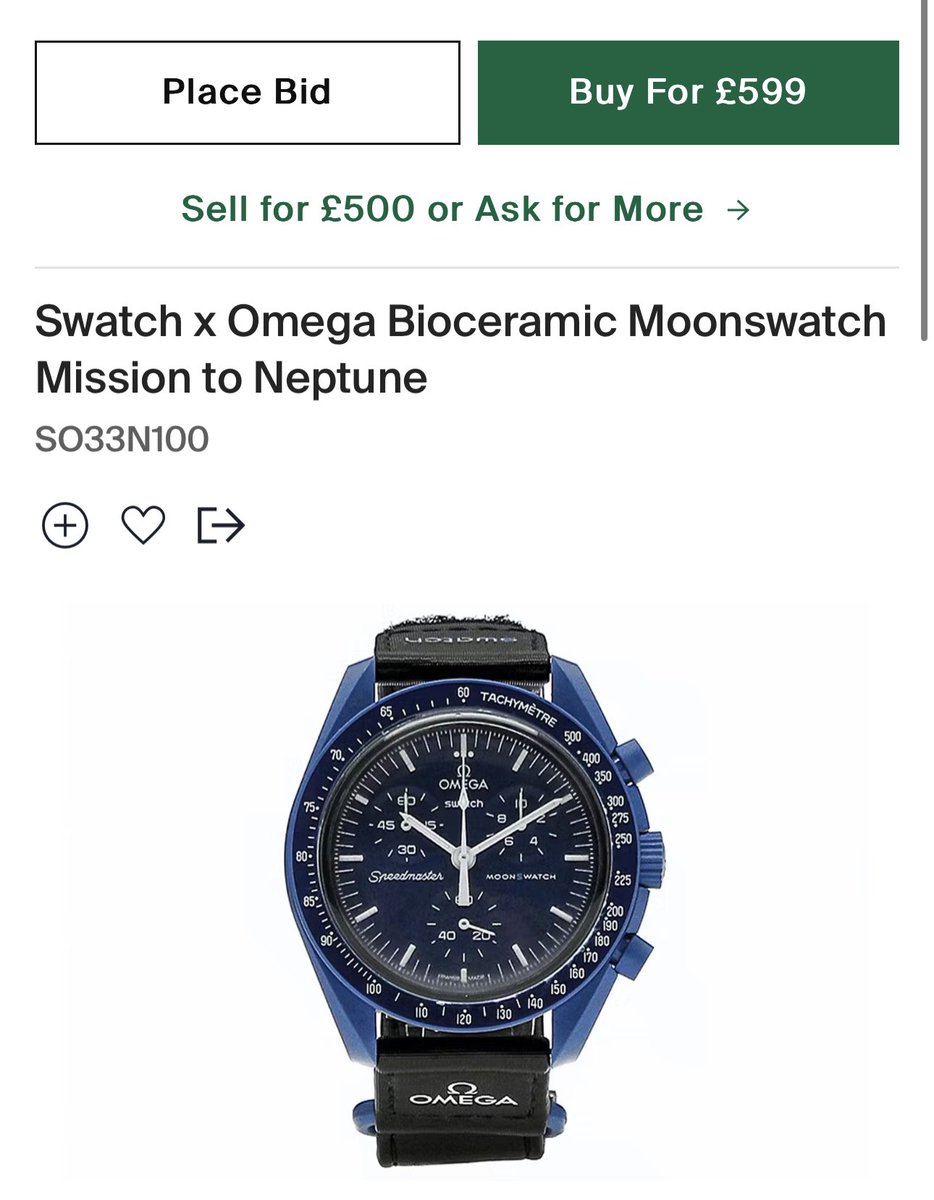 moneeymethod's tweet image. Opportunity 1

Swatch x Omega ‘Neptune’ watch 
- releasing in batter sea and Trafford 📍
- 30 Aug/10am GMT, expect queues! 🕙
- £200-£500 profit 🤑