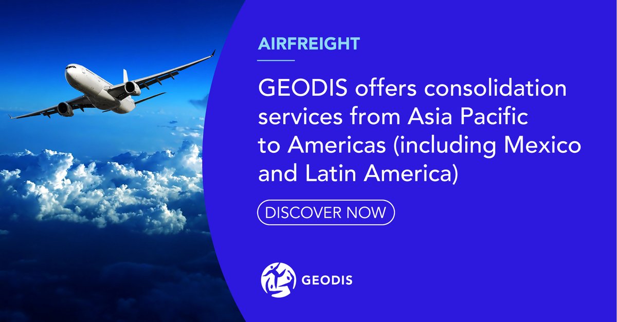 Seeking a reliable partner for seamless #AirFreight services, connecting the Asia Pacific to Americas (including Mexico and Latin America)! The #GEODIS Transpacific Airfreight Network is your best partner for your #logistics needs! ✈️ Discover GEODIS ➡️ bit.ly/3sAK8Ly