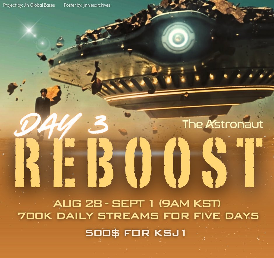 Join Day 3 of the fundraising party with goal of 700K TA unfiltered streams in 5 days 🛸 Can we get 3000 streaming screenshots? 🧑🏻‍🚀 🔒 DM for password: bit.ly/Day3TAProject 💿 80x TA playlist: spoti.fi/45AWVfC 💽 20x TA playlist: spoti.fi/3EjTQ7E 💸 $500 for…