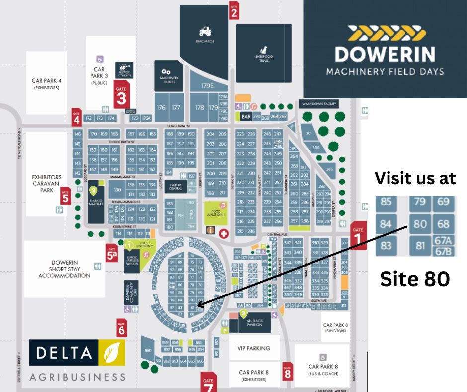 Be sure to swing by and have a chat with the Delta Ag WA crew 🤠