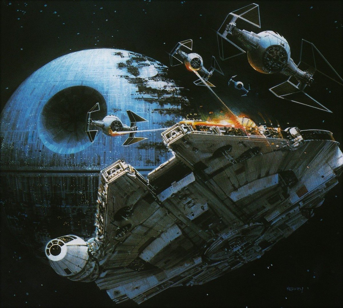 cimerians's tweet photo. Return of the Jedi - John Berkey (1983)
#StarWars #80smovies https://t.co/45xx18fxwH