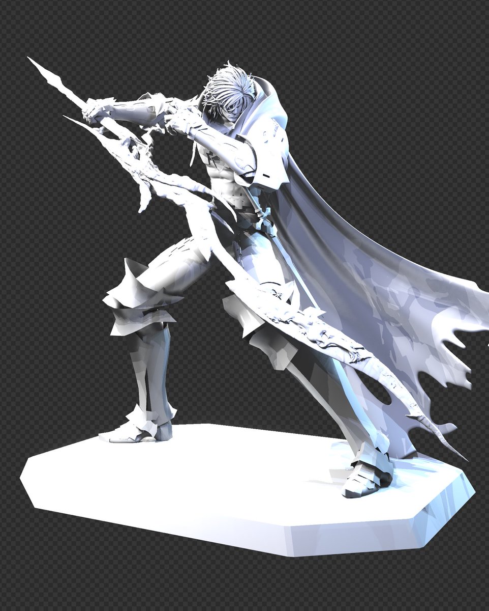 w.i.p Clive 3D Sculpt… ⚔️
#FF16 #FinalFantasy16 #3dmodeling #3dprint