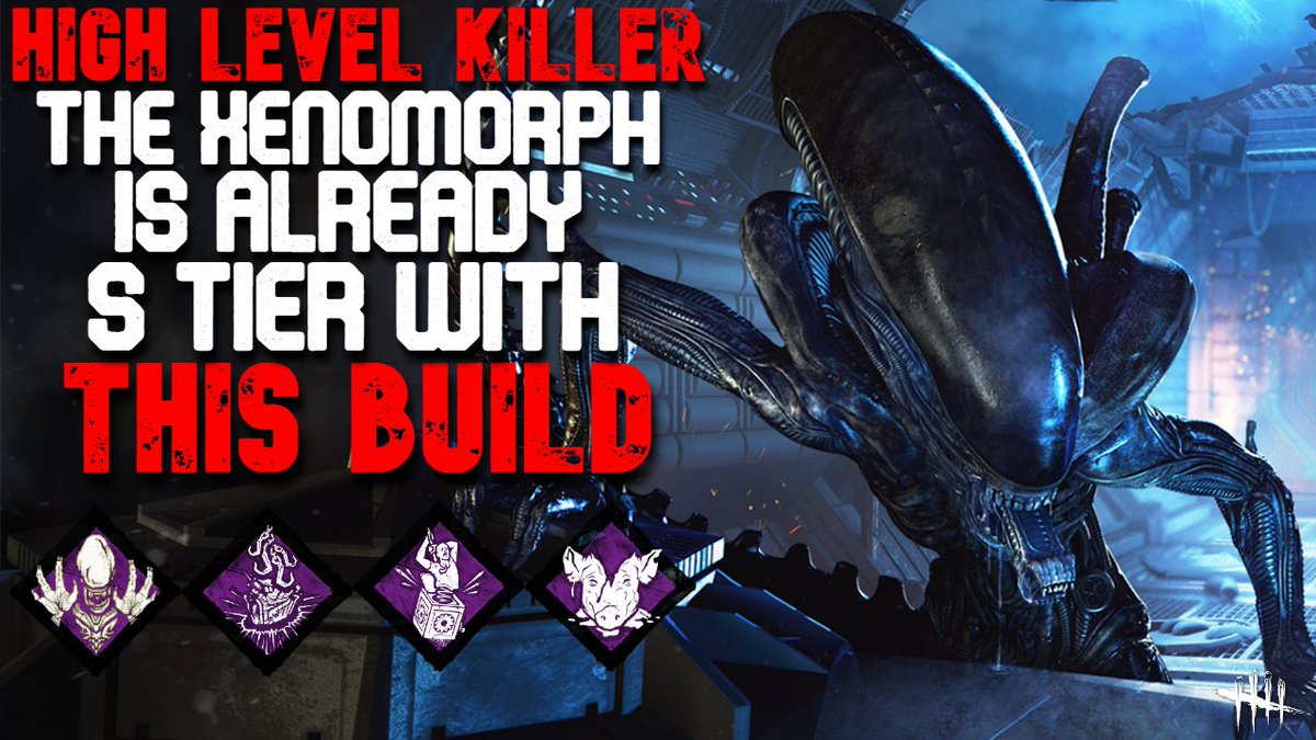 ItsVirusXD's tweet photo. NEW Dead by daylight Video is up on my youtube channel! 😄🙌Not only is the xenomorph actually top tier already, But with this build he's actually unstoppable its scary af..Link to video will be here! 👉https://t.co/6r5C1WkCen #Deadbydaylight #Dbd #Alien #Xenomorph #Gaming https://t.co/lGz5ZXoFsw