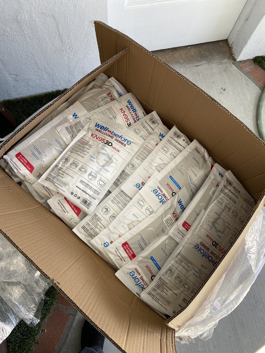 Huge thanks to @projectn95 & @WellBeforeHQ for donating 2,400 KN95s to our community distribution efforts!! In SF or know someone in SF who needs/wants masks? Fill out the request form in our bio! We just purchased a ton of N95 Jacksons as well!