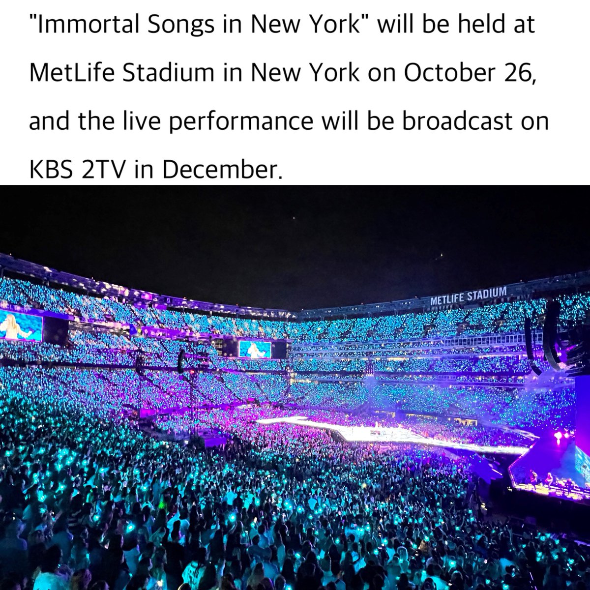 newjiram's tweet photo. newjeans are performing at Met Life Stadium this October in New York 

82k PEOPLE?!?! THIS IS INSANE 😭 https://t.co/RXaZYRSjyh