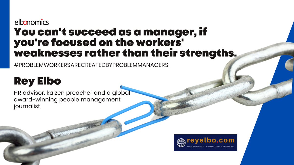 Rey_Elbo's tweet image. Wonderful Wednesday | Aug 30, 2023
#ProblemWorkersAreCreatedByProblemManagers