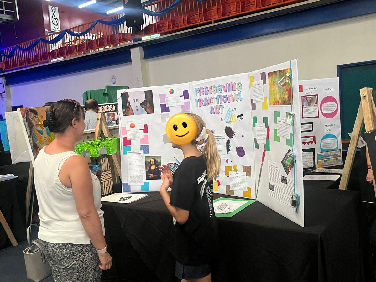 JanaKay_FJ's tweet photo. Our #issfj PYPx opening was a success. Ss are on a roll with sharing their presentations and the messages with them. Amazing to see what Grade 5 students can do when they have agency! 2 more days before website release 💻👀🎥 @EdvatjS @TaraiviniQ @DanseyRenee @NovaUlacake https://t.co/gHLy9RF5NX