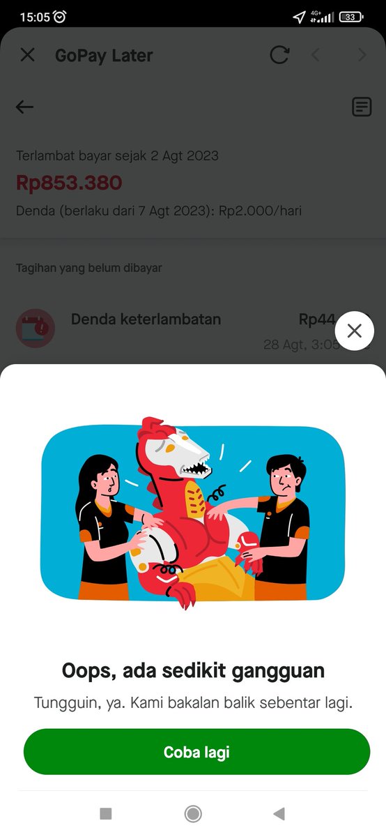 putriverunika04's tweet photo. @findayaindo Udah 1 bulan mau bayar ngak bisa juga, udah di website nya juga ngak di respon. Cuma suruh bersiin cache ganti HP bla bla udah di kerjain ngak bisa juga. Udah mana ngak ada yaa cs yang bisa tlp cuma email aja. Kolektor tlp langsung itu katanya mau kirim no virtual account eh ngak https://t.co/0EuyJXfBrq