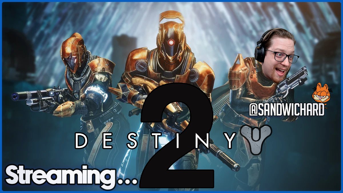 thesandwichard's tweet photo. 🔴LIVE NOW!🥪

It's my first ever #Destiny2 'sday! Come give me a warm welcome and hang out while we save the system!

https://t.co/iN6o25S7NE https://t.co/1FEgX7v22W