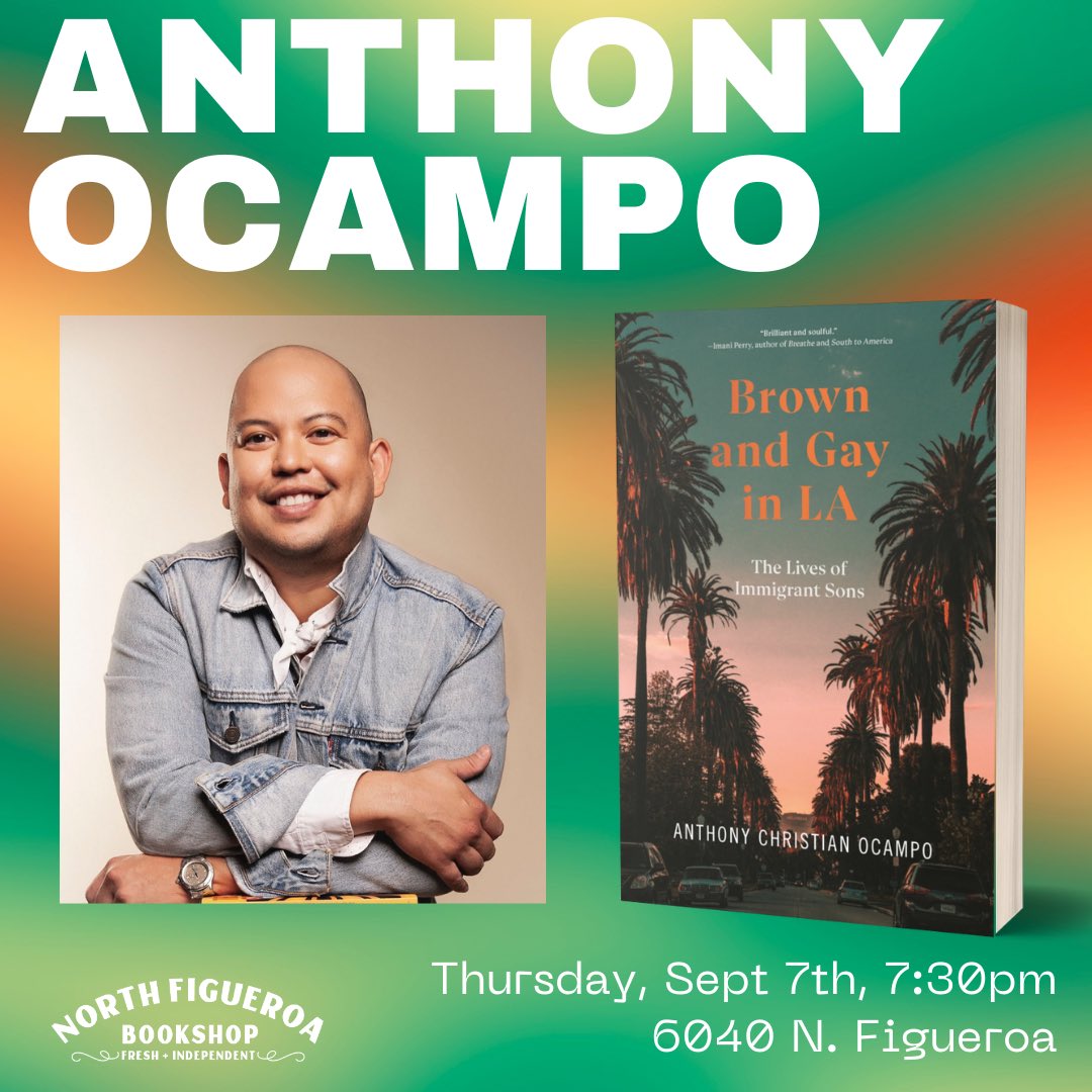 anthony christian ocampo 🇵🇭🏳️🌈 (@anthonyocampo) on Twitter photo i’m having a birthday party…for my book! no better way to celebrate my book’s 1st birthday than the release of the paperback. 🎉🎉🎉🎉
come hang with me at <a href="/northfigbooks/">North Figueroa Bookshop</a> on 9/7 at 7:30pm! i’m having a birthday party…for my book! no better way to celebrate my book’s 1st birthday than the release of the paperback. 🎉🎉🎉🎉
come hang with me at <a href="/northfigbooks/">North Figueroa Bookshop</a> on 9/7 at 7:30pm!