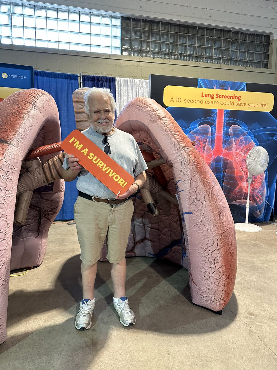rjanders1020's tweet photo. #mnscreens 
#kare11healthfair

SURVIVOR!!!!!!!!

The power of Lung Cancer Screening! Learn more @kare11 @mnstatefair HealthFair! https://t.co/RR0zdOUEZ6
