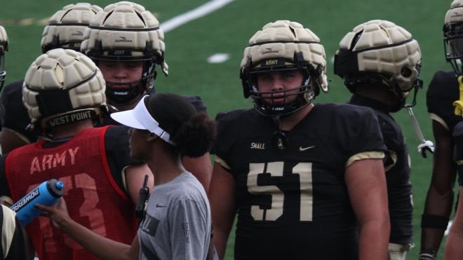 goblackknights's tweet photo. GBK Post-Practice (8/29) Video Interview: Center, Brady Small with GBK's Joe Iacono

It is not common for freshmen to pick up a starting job with any college program in the country. 

Hmmmm? Someone forgot to tell #ArmyFootball center Brady Small that!

https://t.co/R994VLWxTM https://t.co/Rk2BMgF5FA