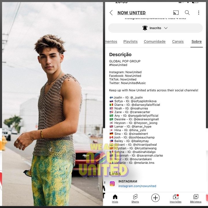 🦁 |ONDE ESTÁ?! Após começar a correr a notícia de que Alex Mandon não  estará presente em nenhum dos projetos Top Secrets, o perfil oficial do Now United começou a remover o nome e a imagem do Top Dancer de todas as mídias sociais relacionadas ao grupo.
#whereisAlex?