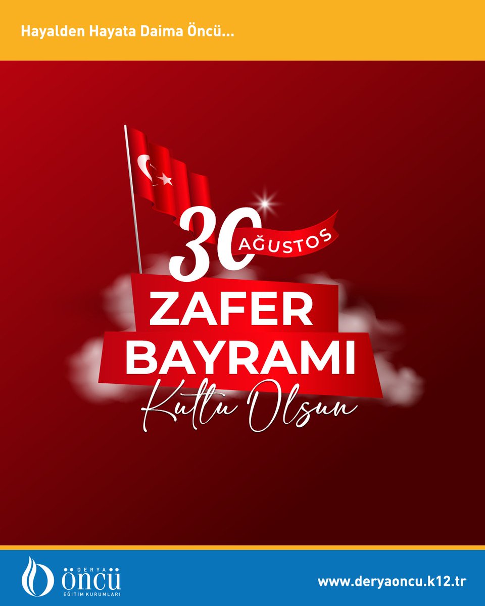 30 Ağustos Zafer Bayramımız Kutlu Olsun. 
#30AgustosZaferBayrami