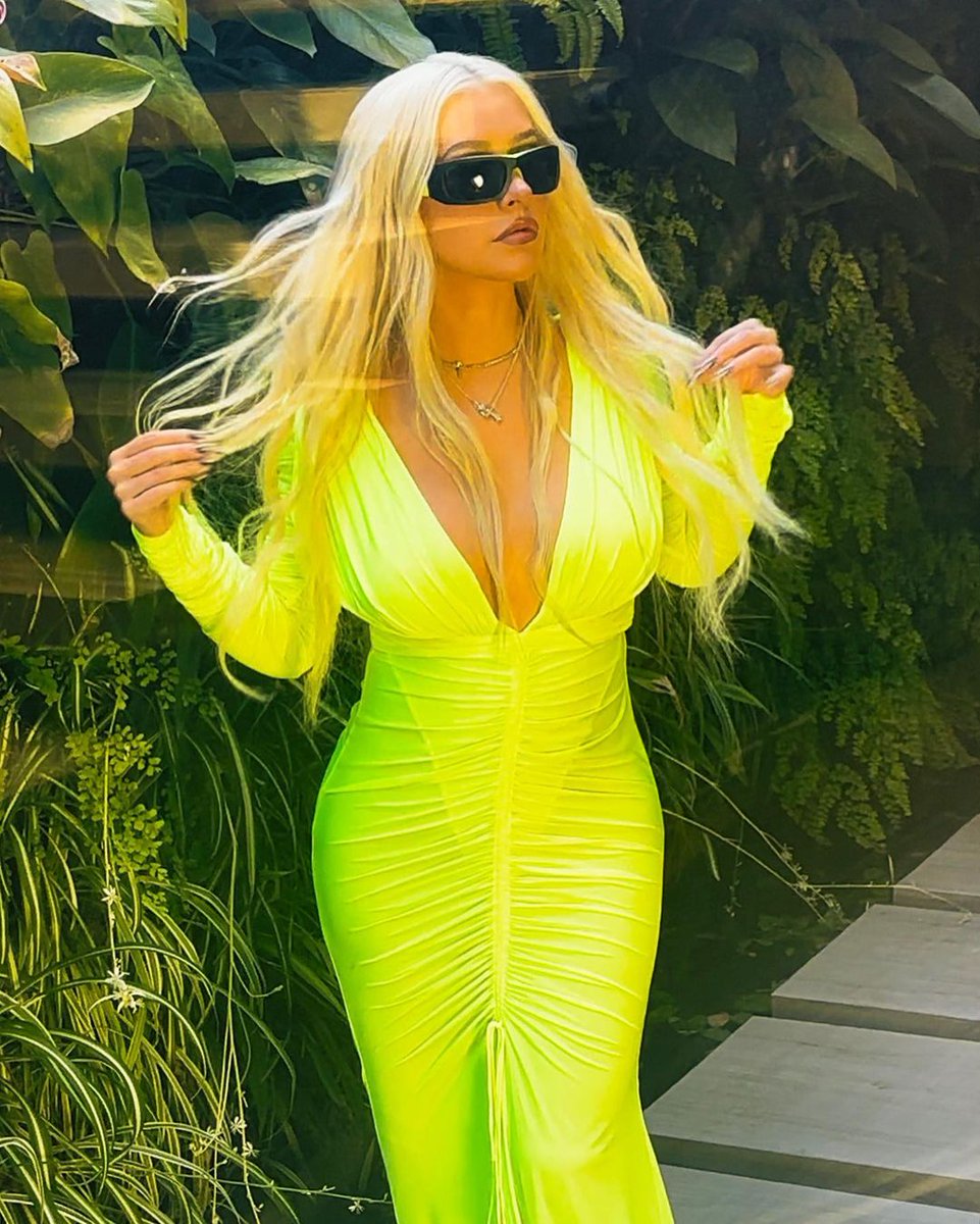 XtinaHQ's tweet photo. 📸 | Christina Aguilera looks absolutely stunning in newly shared Instagram photos. 🥝 https://t.co/mDcc2eHsUZ