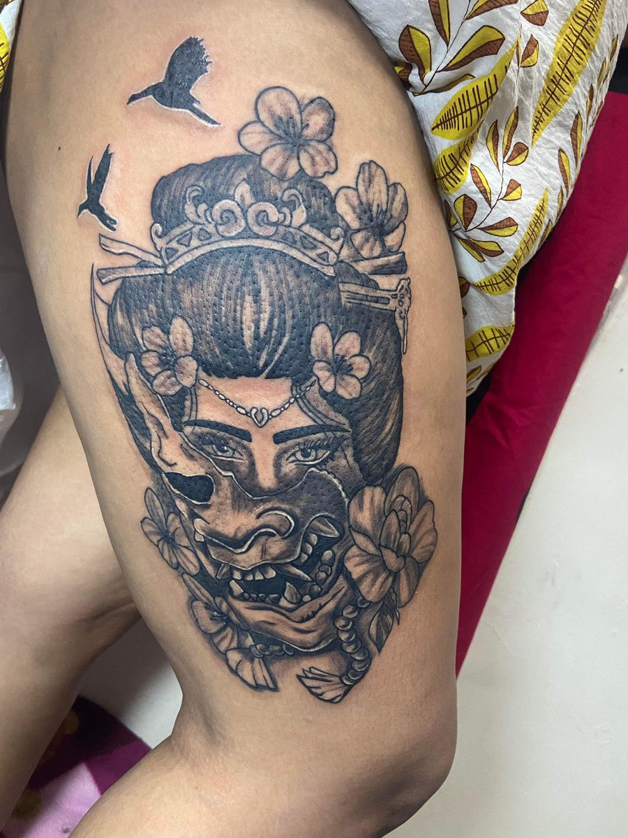 carpiochelly's tweet photo. Geisha Hannya Mask ✨💗👏

1st timer ang beshyy nyo para sa 5hrs 😅
Ang lupeeeeeet!
Thank you boss! ✨👏 https://t.co/azL57M9mt0
