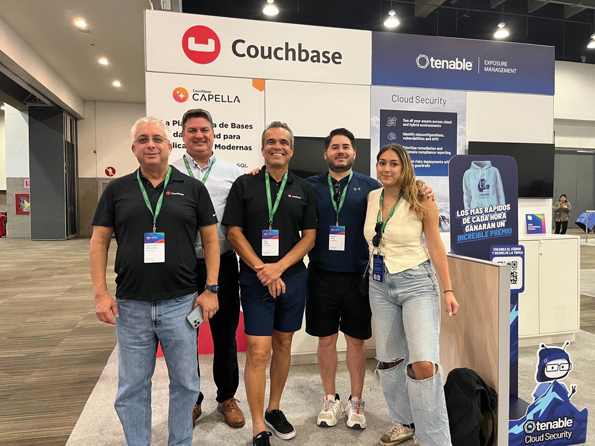 couchbase's tweet photo. Vamos, México! 🇲🇽

Team #Couchbase is on-site and ready to go for #AWSSummit Mexico City tomorrow! Stop by our booth to meet our experts and learn about Capella—the fastest and easiest fully-managed Cloud Database Platform ☁️

https://t.co/k2icGdy16t https://t.co/Kti8VwbtFa