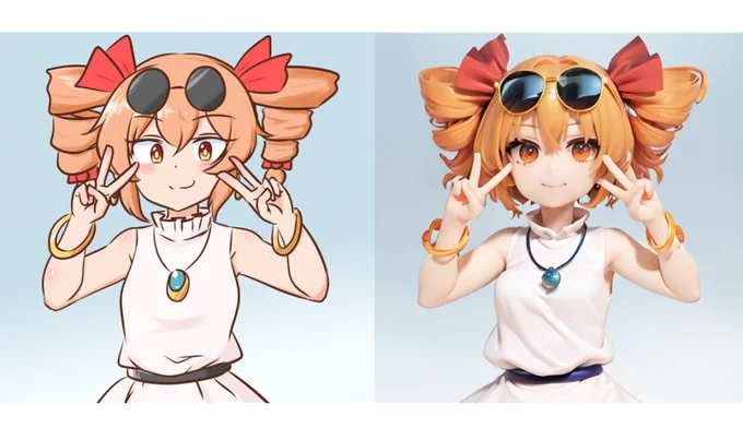 教えてもらったフィギュア化かわE 