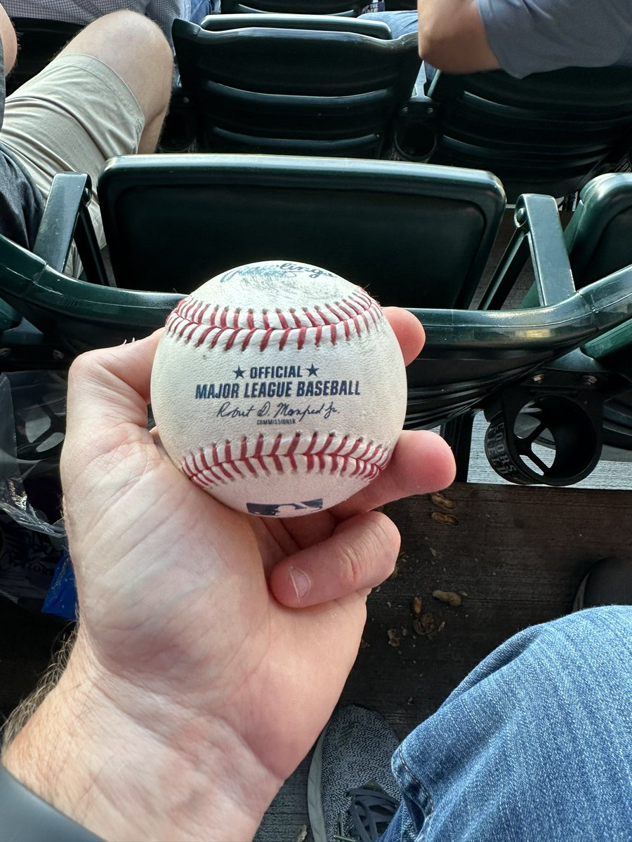 First MLB foul ball. #Rockies