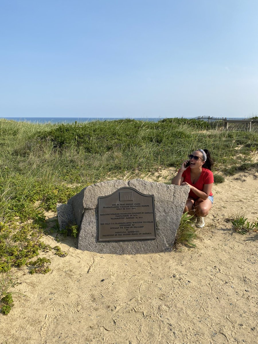 SignoraTuccillo's tweet photo. 🌎🗣️📞🌍 At the site where Guglielmo Marconi conducted the first ever transatlantic phone call. 🎶 Don’t you remember? We built this city 🎶 🇮🇹 https://t.co/h8099yfgP0