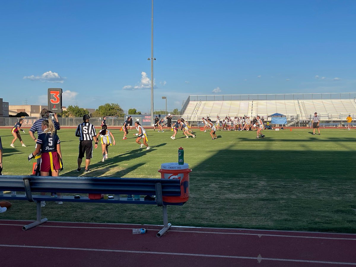 perry_pumas's tweet photo. Flag Football!!!
Home opener!
Season opener!
Program opener!
History in the making!!!  Let’s gooooo, @PerryPumaFlag! 
@PerryPumas07 https://t.co/sYhVIHcVva