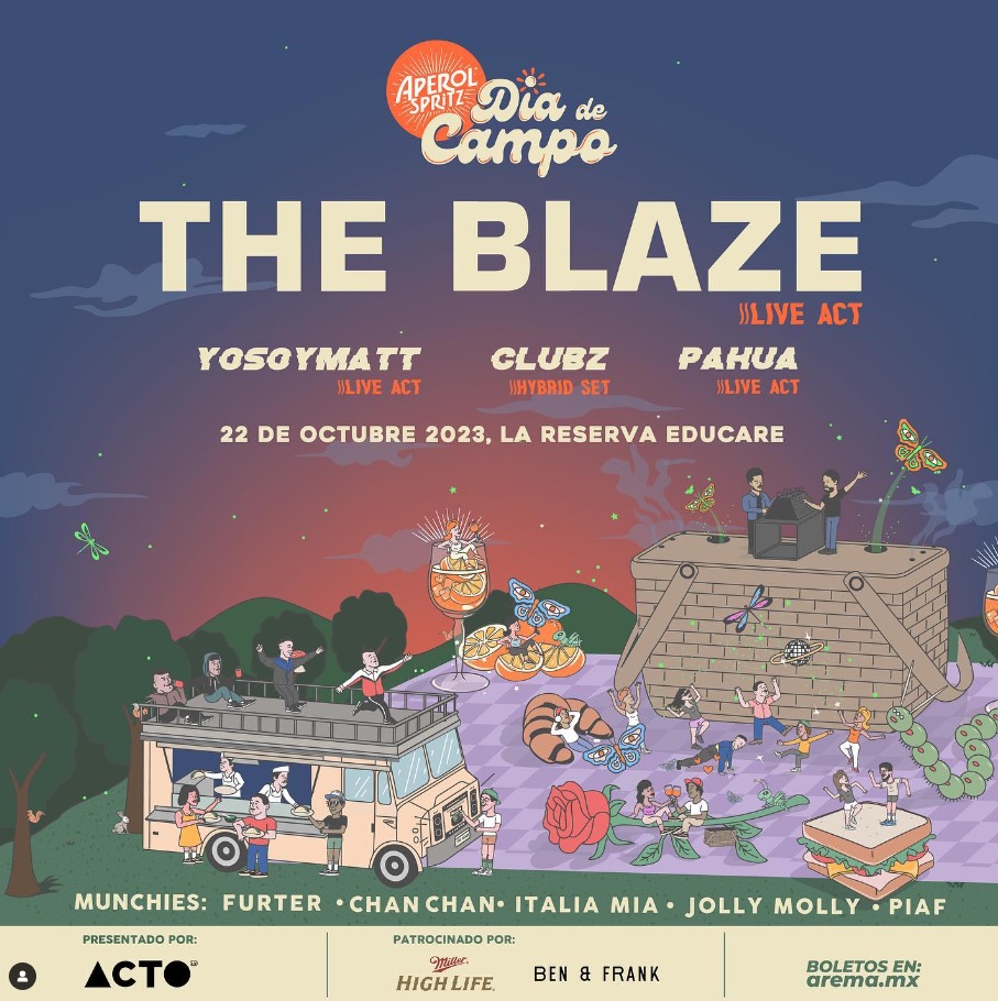 ELPAJANAVARRO's tweet photo. Cartel completo de Día de Campo 2023. 

YoSoyMatt, Clubz y Pahua se suman al cartel 
 
 El evento encabezado por The Blaze presentará también a tres grandes propuestas: Clubz, YoSoyMatt y Pahua representando al talento nacional. 

📍22 de octubre | La Reserva Educare https://t.co/JWhNJ6H9tR