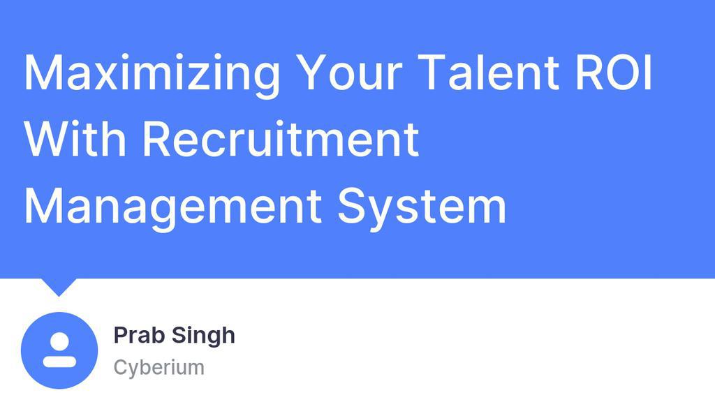 Paramtatv's tweet image. Not only does this improve the quality – and, hence the productivity – of company employees but it also helps HR employees tackle their tasks with greater efficiency.

Read more 👉 lttr.ai/AGGqU

#RecruitmentManagementSystem #TalentRoi #TopProspects #HiringProcess