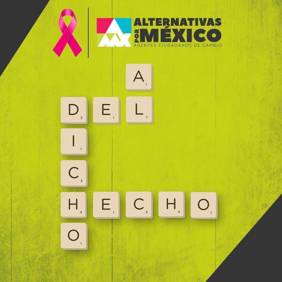 ¿Por qué conformarse con ser un hablador, cuando se puede ser un hacedor? Sé parte de la alternativa. #AlternativasPorMéxico