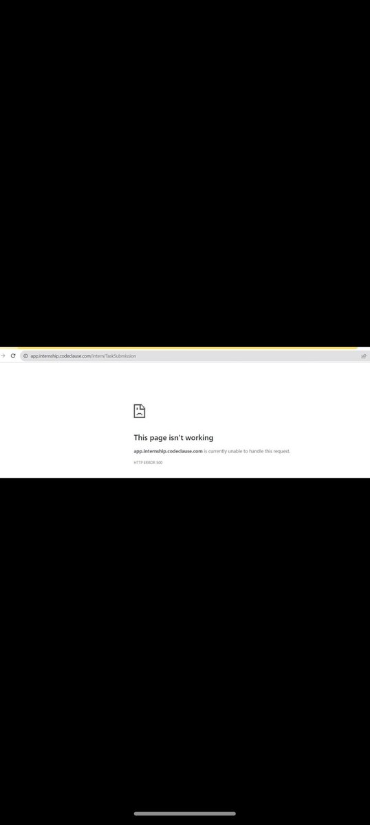 Harshit05185168's tweet photo. @CodeClause I have completed the project submission I have made the payment also but when I'm submitting it is showing error https://t.co/s5q0RhZYEv