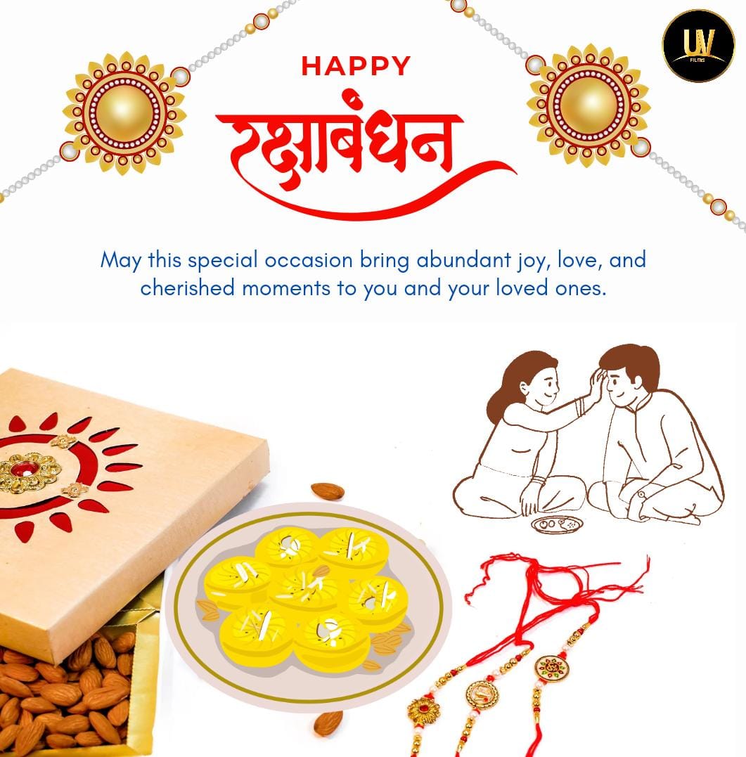 uvfilmsofficial's tweet photo. Siblings, smiles, Rakhi! May your moments be as heartwarming as our most cherished film scenes. Wishing you all a really wonderful festival filled with love and togetherness.
#HappyRakshaBandhan2023 #Rakhi #SiblingLove #FestivalVibes #festivalseason #uvfilms #guthleeladoo https://t.co/2KozLFeZex